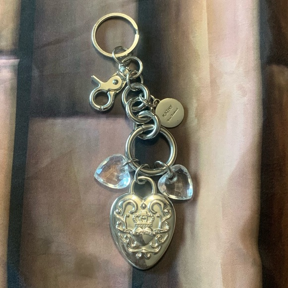 Kathy Van Zeeland Accessories - ❤Vintage Kathy Van Zeeland Key Chain Ring Hearts Bag Charm Purse Charm